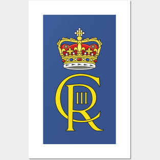 Scottish royal cypher of Charles III Posters and Art